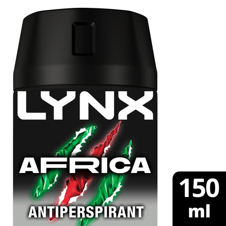Lynx Africa 72 Hour Anti-Perspirant Deodorant For Men 150 ml