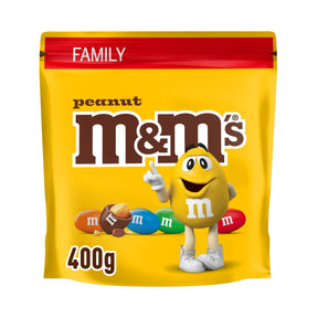 M & M's Peanut Milk Chocolate Family Pouch 400 g