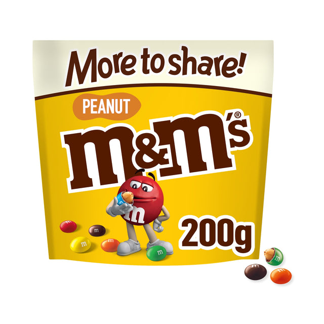 M & M's Peanut Milk Chocolate Pouch Bag 200 g