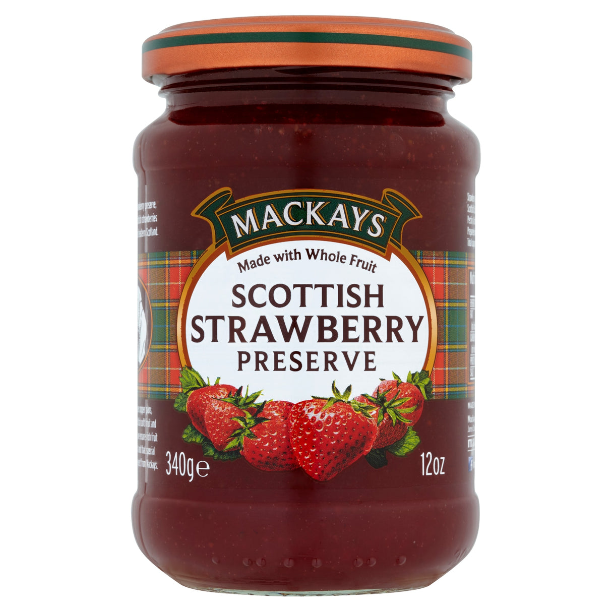 Mackays Scottish Strawberry Preserve 340 g