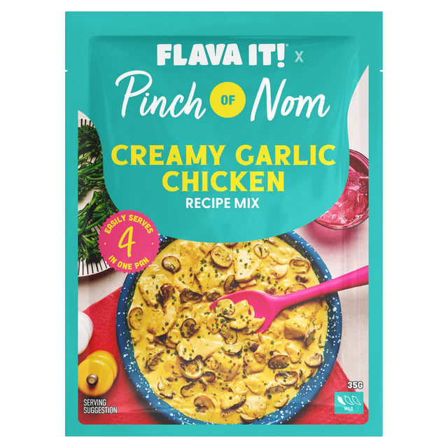 Pinch Of Nom Creamy Garlic Chicken Recipe Mix 35 g