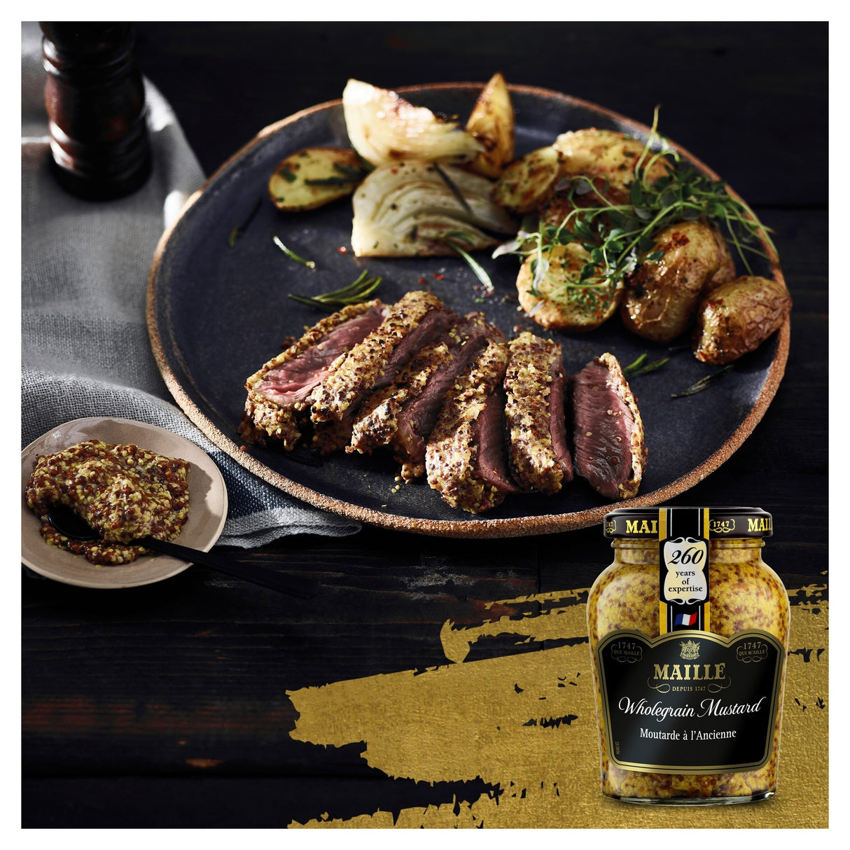 Maille Wholegrain Mustard 210 g