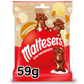 Maltesers Milk Chocolate Gingerbread Mini Reindeers 59 g
