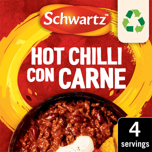 Schwartz Hot Chilli Con Carne Recipe Mix 41 g