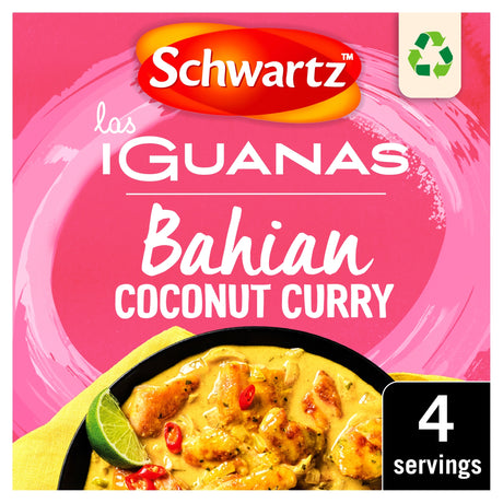 Schwartz Las Iguanas Bahian Coconut Curry Recipe Mix 25 g