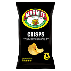 Marmite Potato Crisps 6 x 25 g