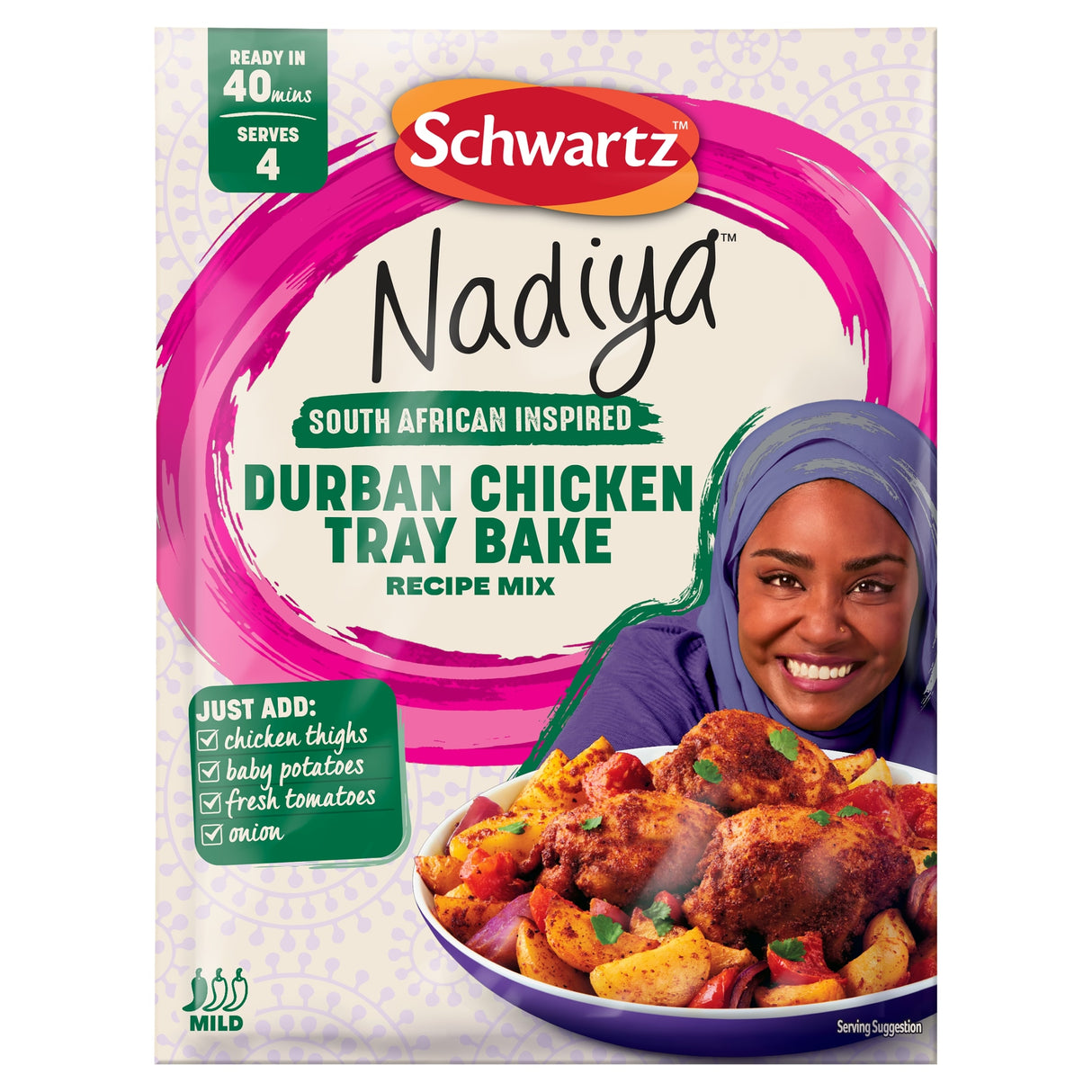 Schwartz Nadiya Durban Chicken Tray Bake Recipe Mix 25 g