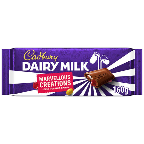 Marvellous Creations Jelly Pop Candy Chocolate Bar 160 g