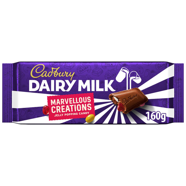 Marvellous Creations Jelly Pop Candy Chocolate Bar 160 g