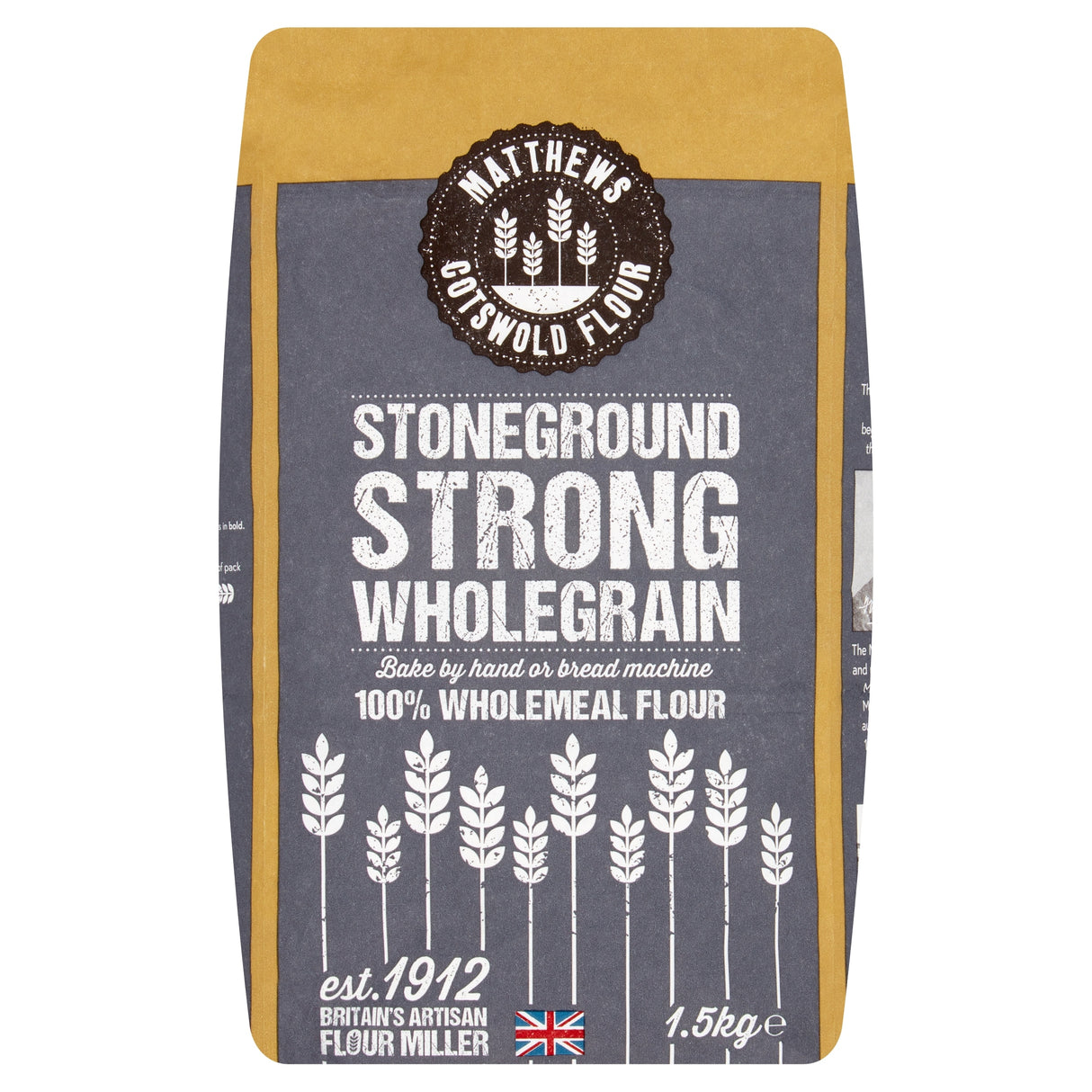 Matthews Flour Stoneground Strong Wholegrain 1.5 kg