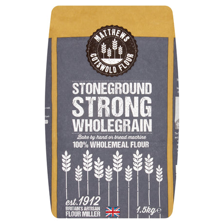 Matthews Flour Stoneground Strong Wholegrain 1.5 kg