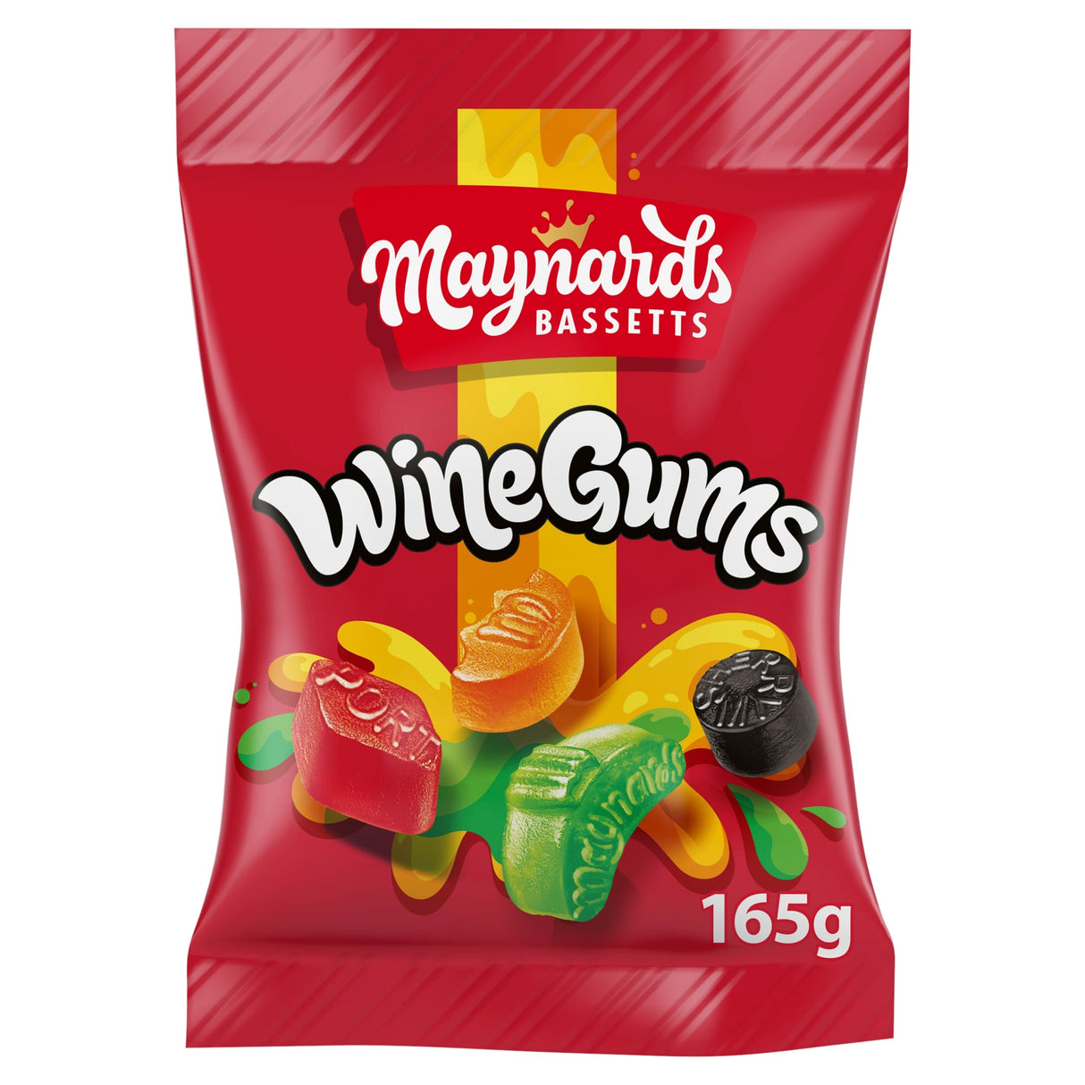Maynards Bassetts Wine Gums Sweets Bag 165 g