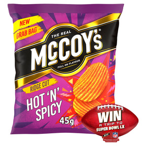 McCoy's Hot'N'spicy Grab Bag Crisps 45 g