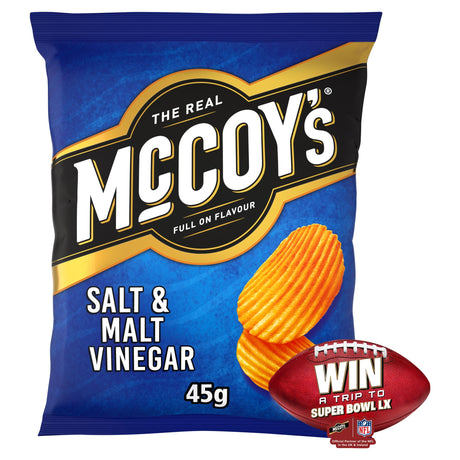 McCoy's Salt & Vinegar Grab Bag Crisps 45 g