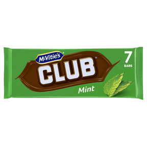 McVitie's Club Mint Biscuit Bars 7 x 22 g