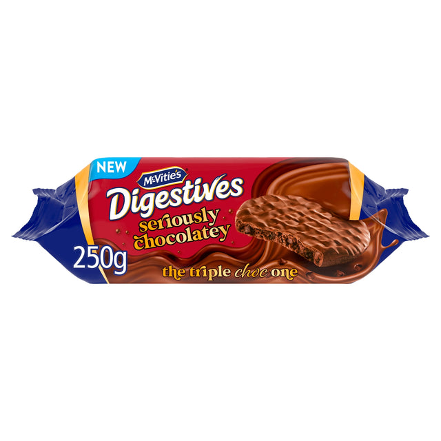 McVitie's Digestives Seriously Chocolatey Biscuits 250 g