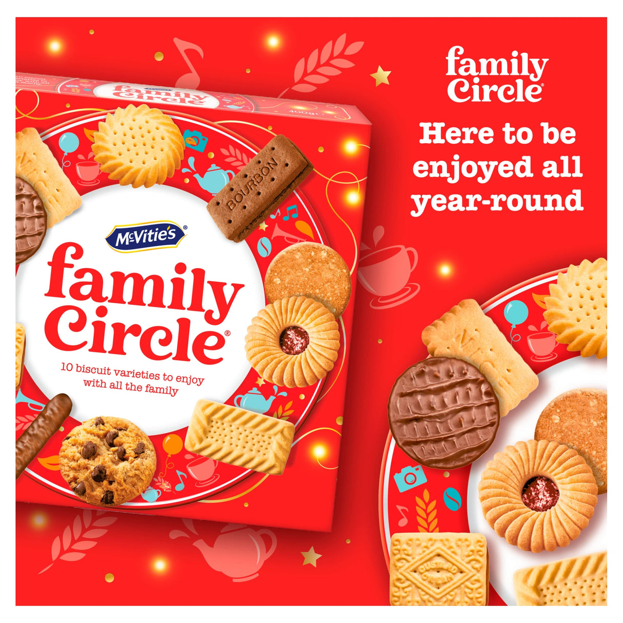 McVitie's Family Circle Biscuit Assortment 400 g