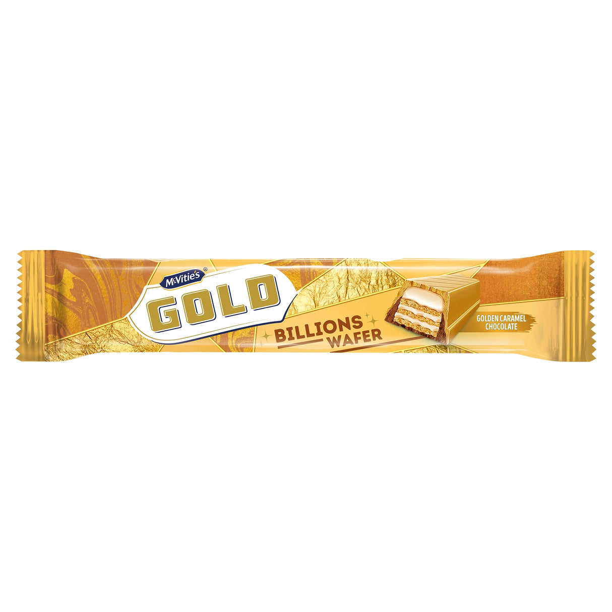 McVitie's Gold Billions Wafer Golden Caramel Chocolate 39 g