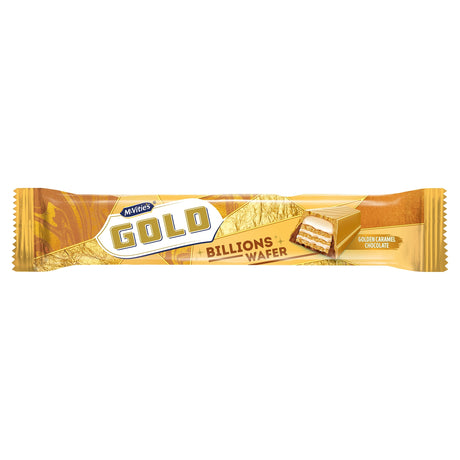 McVitie's Gold Billions Wafer Golden Caramel Chocolate 39 g