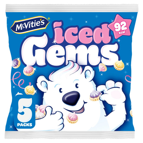 McVitie's Iced Gems Biscuits Multi-Pack 5 x 23 g