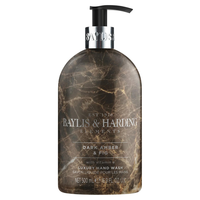 Baylis & Harding Elements Luxury Hand Wash Dark Amber & Fig 500 ml
