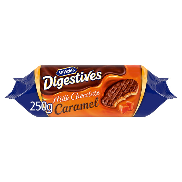 McVitie's Milk Chocolate Digestive Biscuits Caramel 250 g