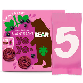 Bear Blackcurrant Yoyo Multi-Pack 5 x 20 g