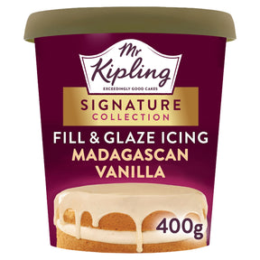 Mr Kipling Signature Madagascan Vanilla Fill & Glaze Icing 400 g