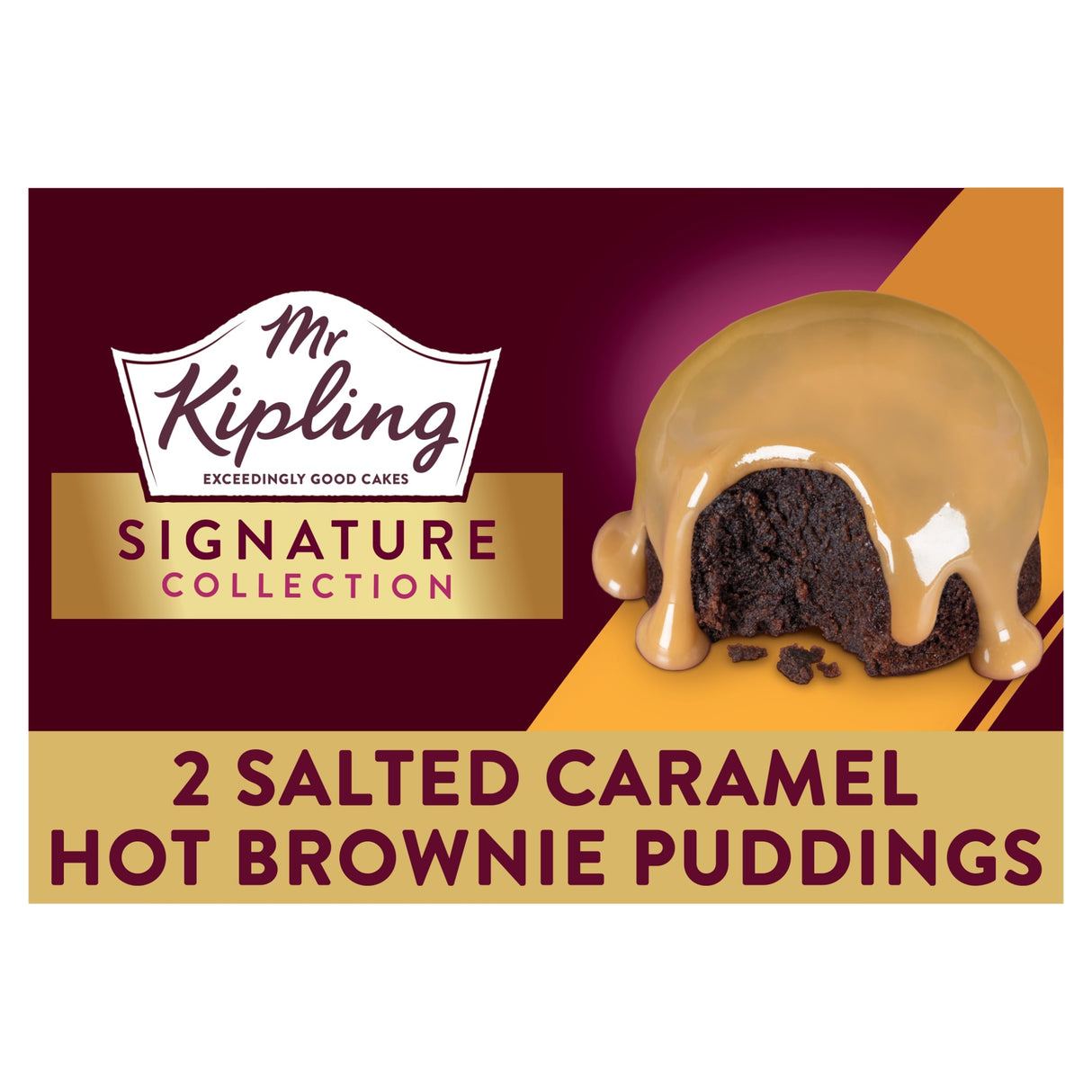 Mr Kipling Signature Salted Caramel Brownie Puddings 210 g