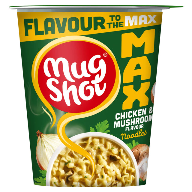 Mug Shot Max Chicken & Mushroom Flavour Noodles 68 g