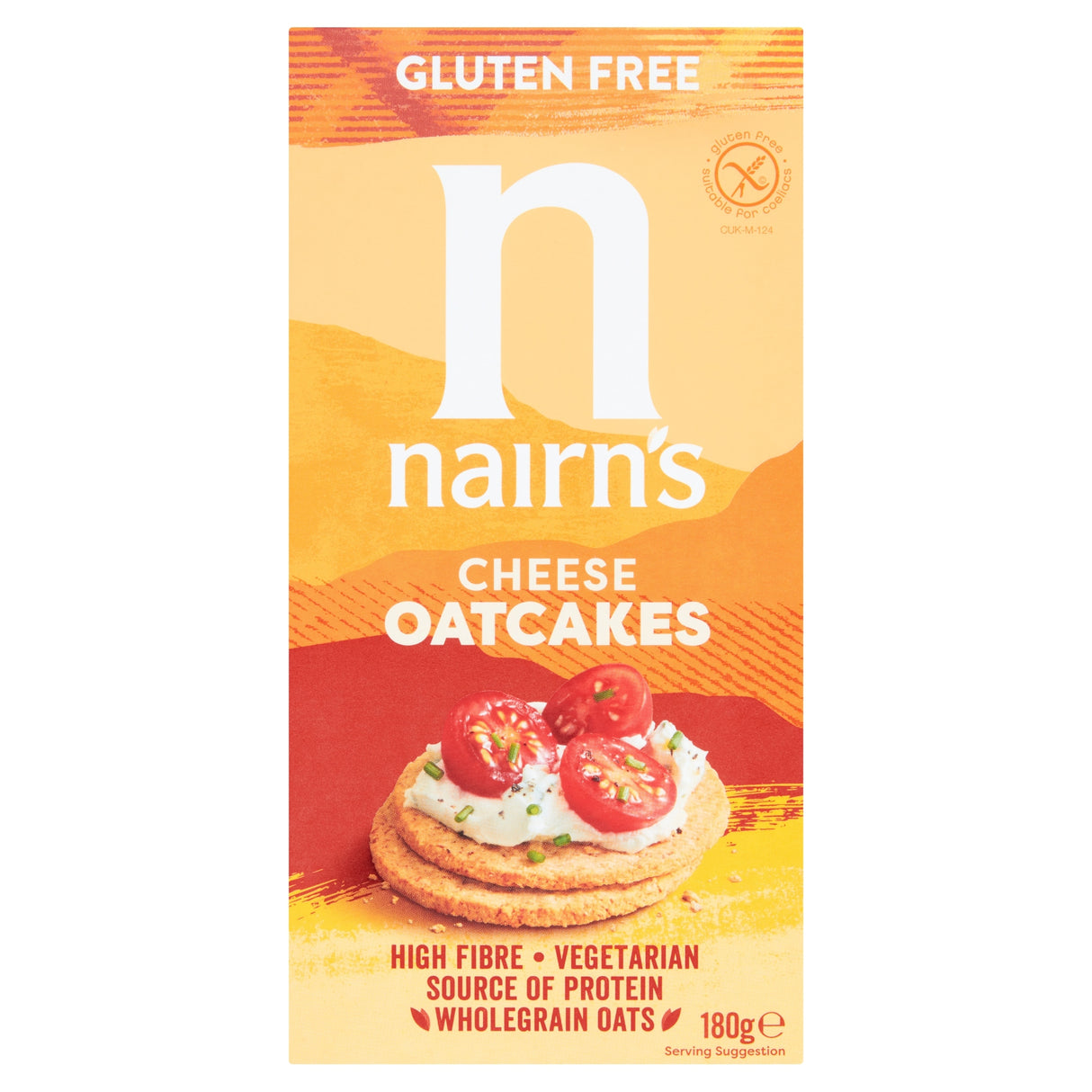 Nairn's Gluten Free Cheese Oat Cakes 180 g