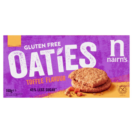 Nairn's Gluten Free Oaties Toffee Flavour Biscuits 160 g