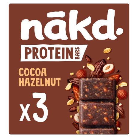 Nakd Protein Bars Cocoa Hazelnut 3 x 45 g
