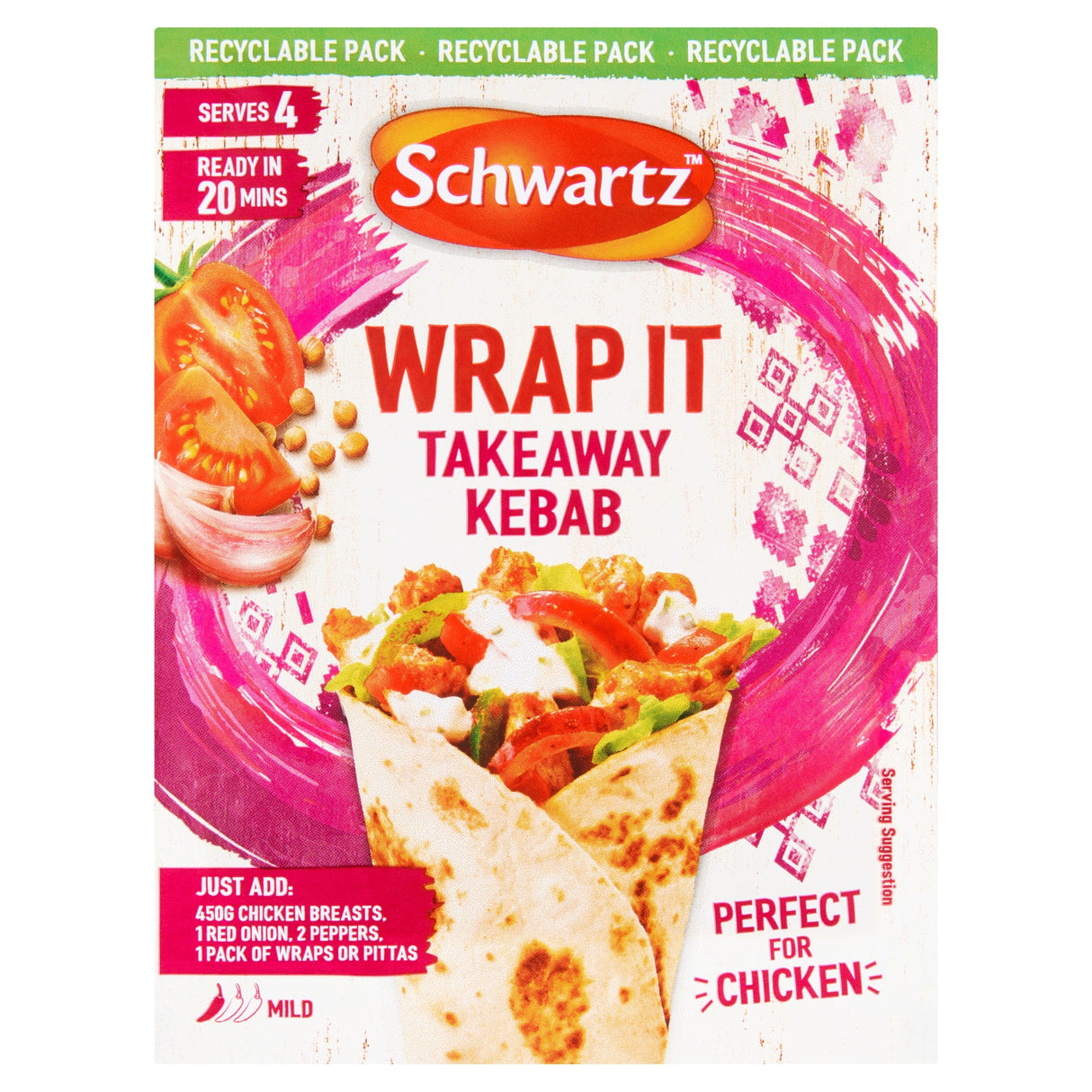 Schwartz Wrap It Takeaway Kebab Recipe Mix 30 g