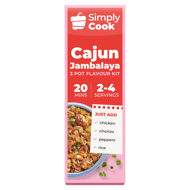 Simply Cook Cajun Jambalaya Recipe Kit 60 g