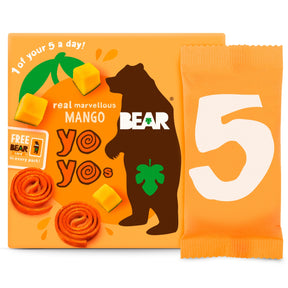 Bear Pure Fruit Yoyos Mango 5 x 20 g