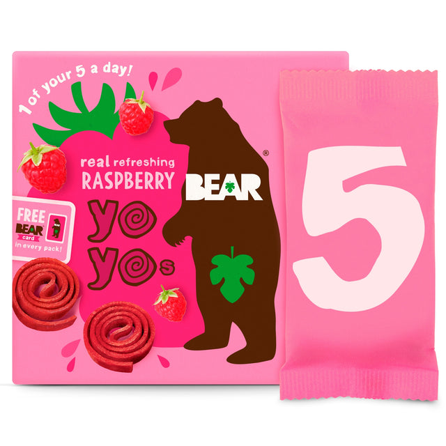 Bear Raspberry Yoyos Multi-Pack 5 x 20 g