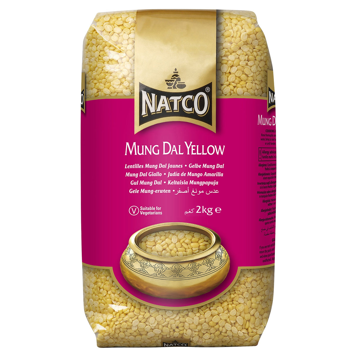 Natco Mung Dal Yellow 2 kg