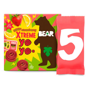 Bear Yoyo Sours Strawberry & Apple 5 x 20 g