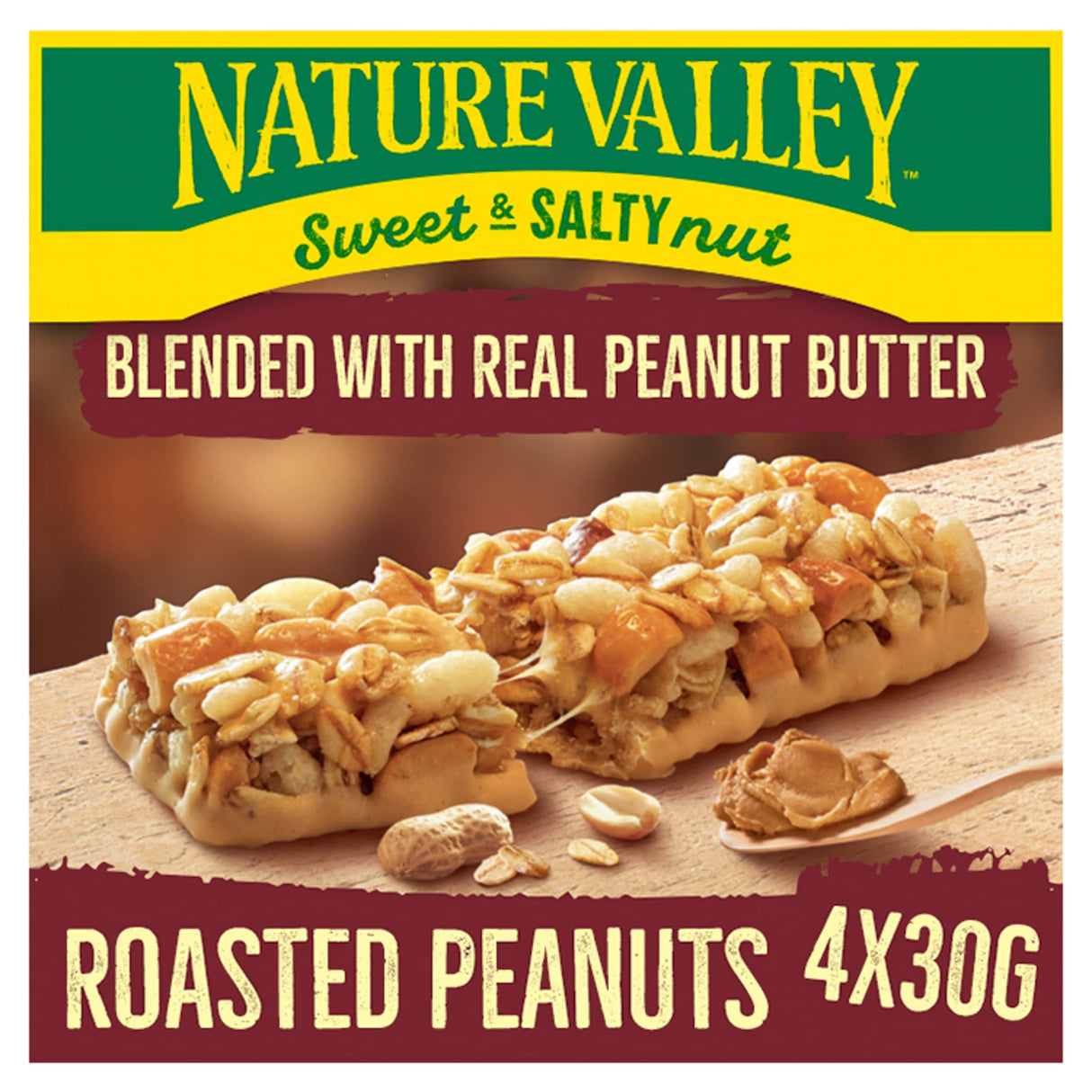 Nature Valley Sweet & Salty Nut Roasted Peanuts Bars 4 x 30 g 120 g