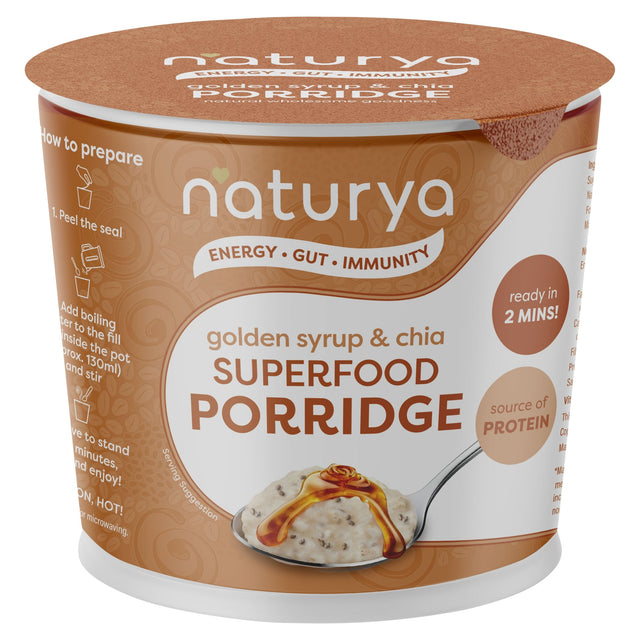 Naturya Superfood Porridge Golden Syrup & Chia 55 g
