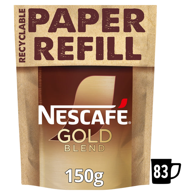 Nescafe Gold Blend Instant Coffee Paper Refill 150 g