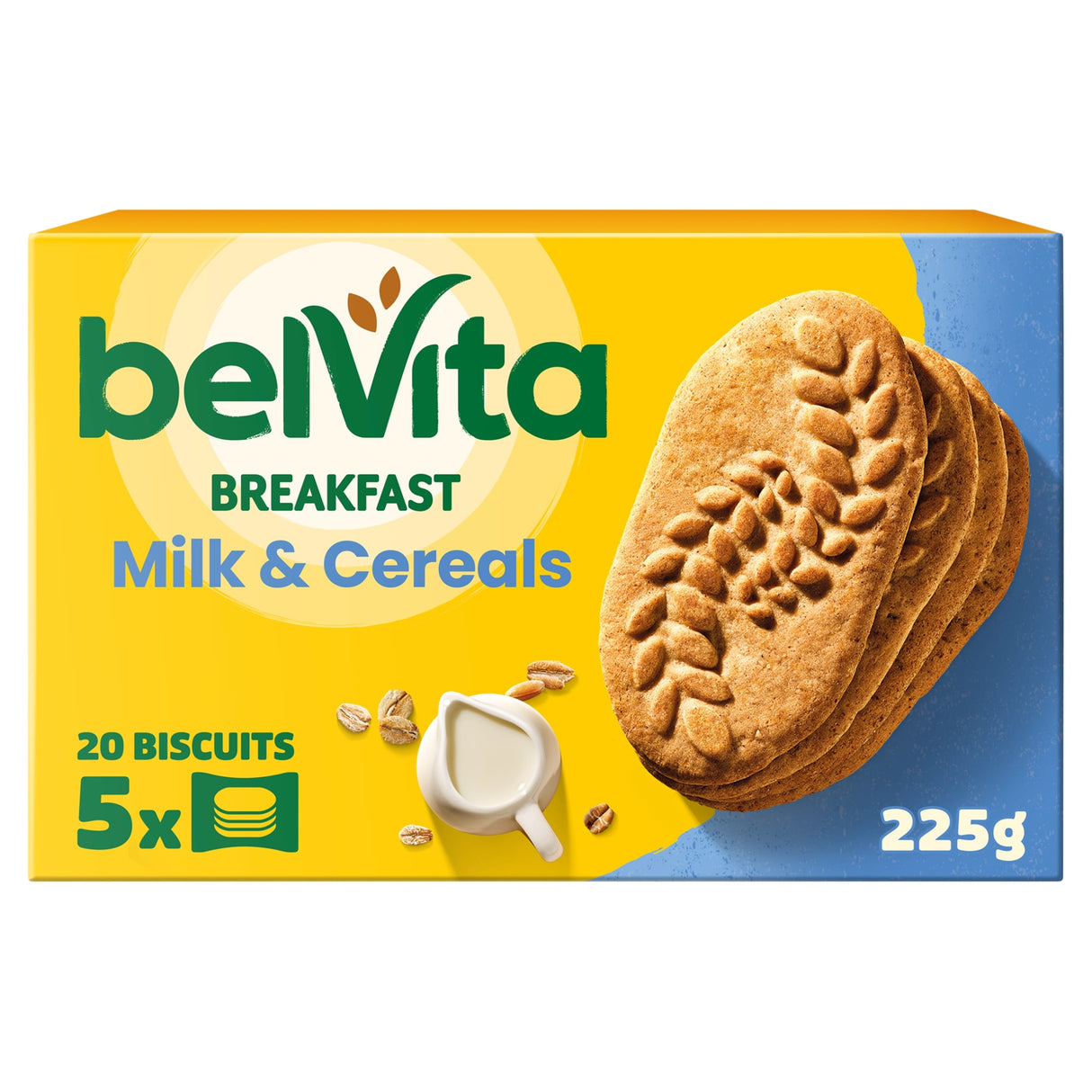 Belvita Breakfast Biscuits Milk & Cereals Snack Bars 1 x2 Multi-Pack 540 g
