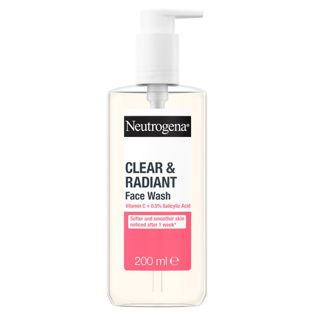 Neutrogena Clear & Radiant Face Wash 200 ml