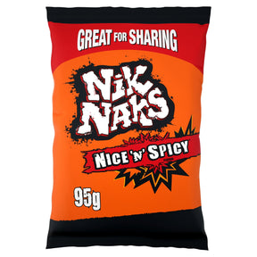 Nik Naks Nice 'N' Spicy Sharing Crisps 95 g