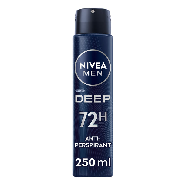Nivea Men Deep Darkwood 72 Hour Anti-Perspirant Deodorant Spray 250 ml