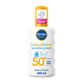 Nivea Sun Kids Sensitive Sun Cream Spray SPF 50+ 200 ml
