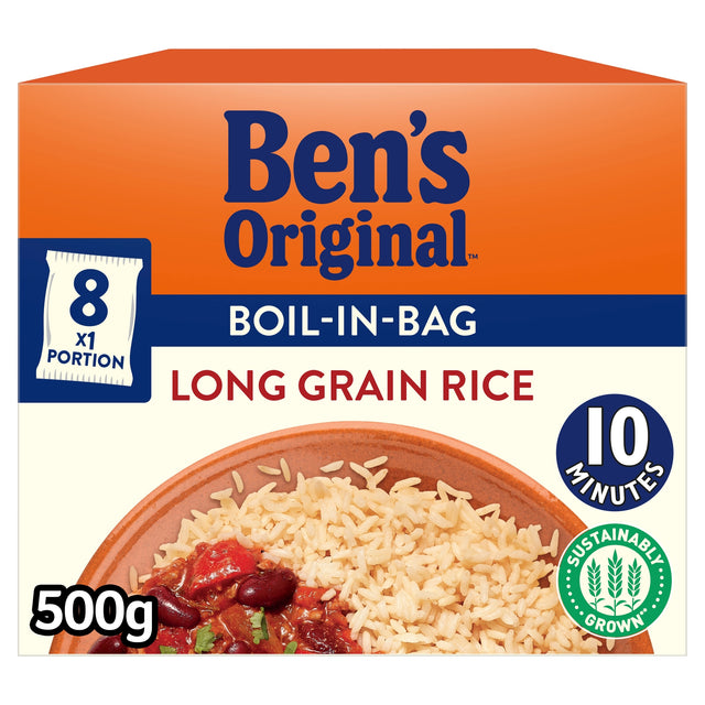 Ben's Original Boil In Bag Long Grain Rice 500 g