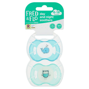 Fred & Flo Day & Night Soothers x2