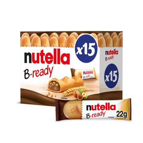 Nutella B-Ready Chocolate Wafers 15 x 22 g